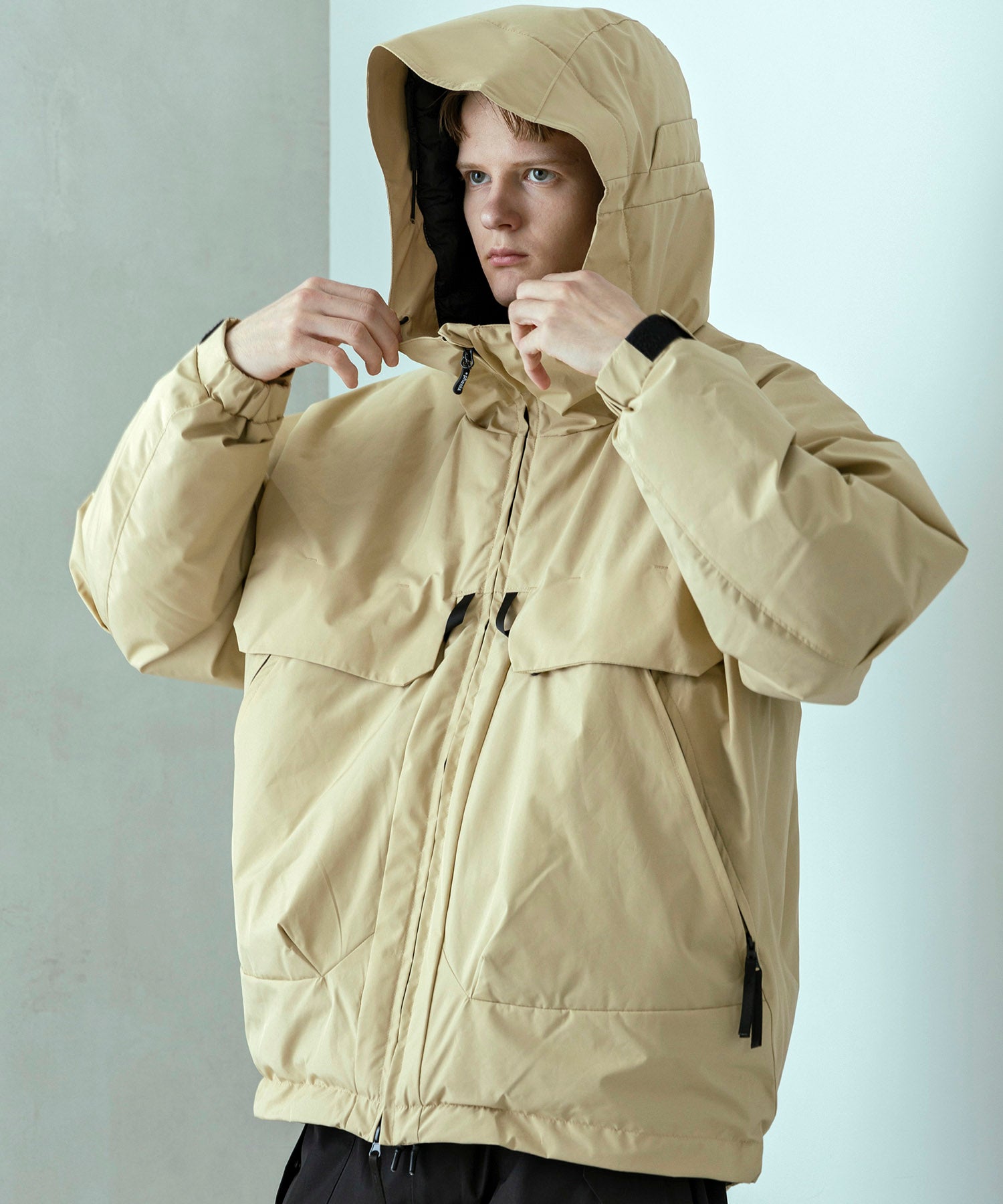 【MENS】FISHERMANS DOWN JACKET  フィッシャーマンズダウンジャケット / WINDSTOPPER(R) プロダクト by GORE TEX LABS / +phenix(プラスフェニックス)