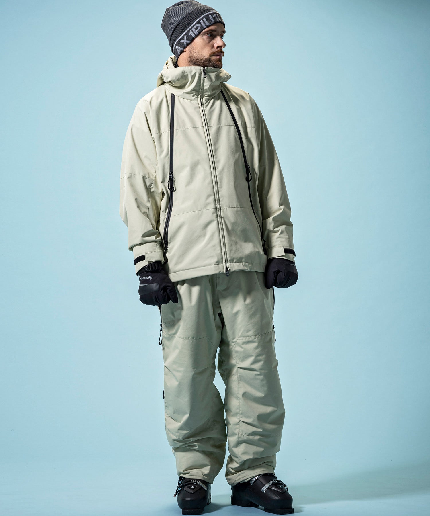 【MENS】GTX HOODED LAYER SNOW JACKET フーデッドレイヤースノージャケット / WINDSTOPPER(R) プロダクト by GORE-TEX LABS /ウィンドストッパー/ゴアテックス/1PIU1UGUALE3 RELAX × +phenix(ウノピゥウノウグァーレトレ リラックス)