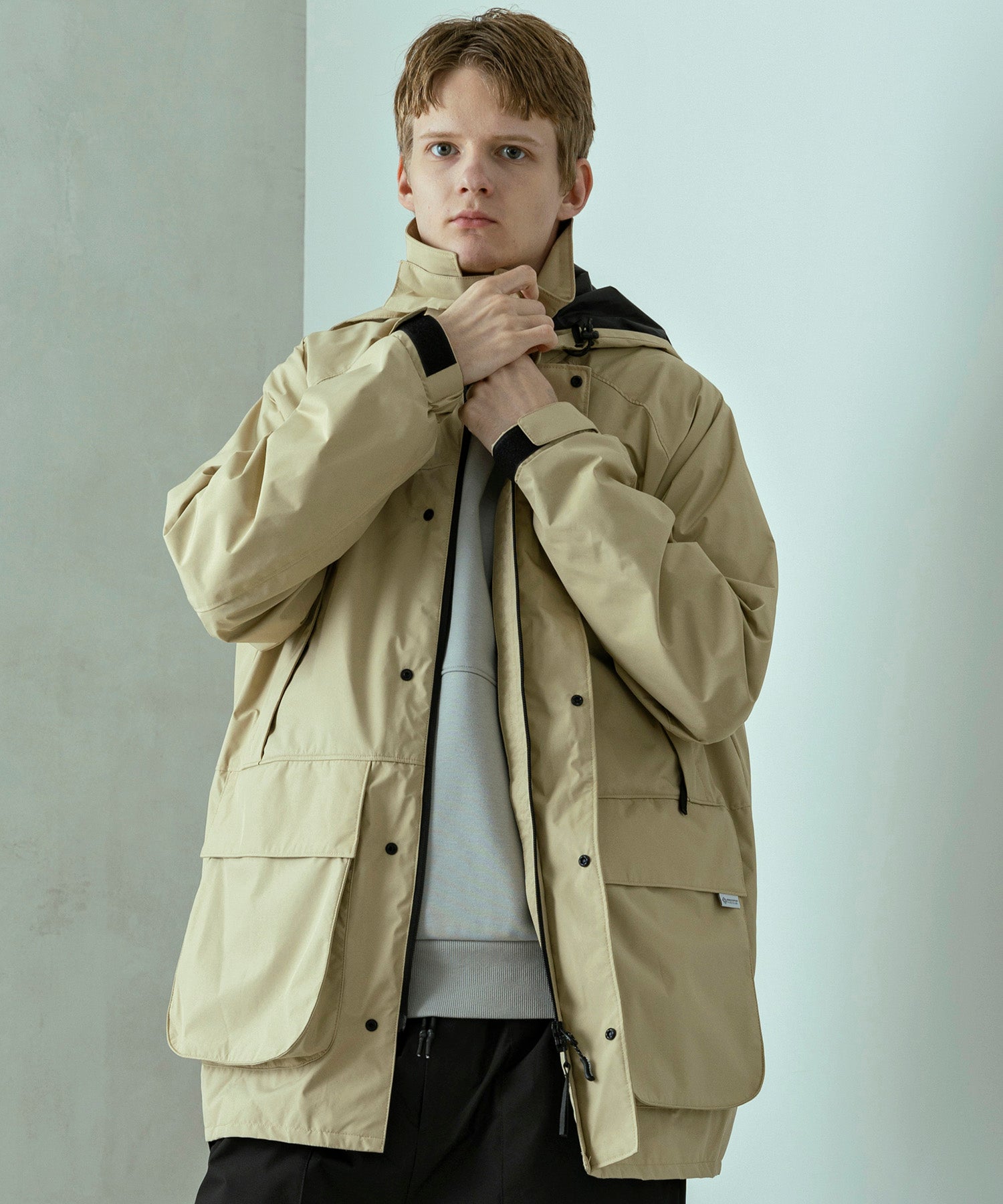 【MENS】FISHERMANS DOWN COAT フィッシャーマンズダウンコート / WINDSTOPPER(R) プロダクト by GORE TEX LABS / +phenix(プラスフェニックス)