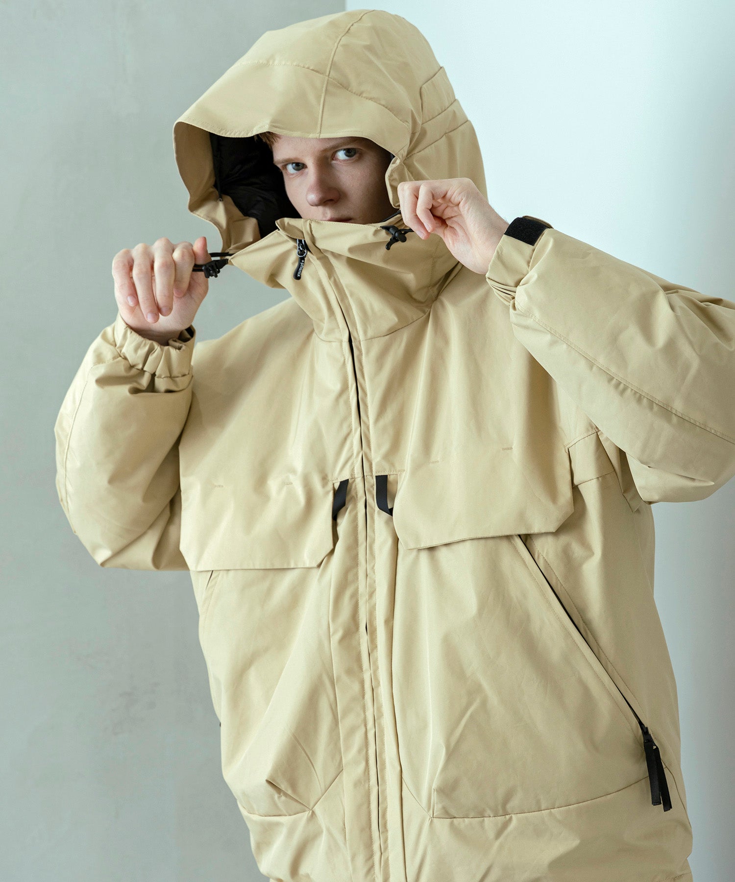 【MENS】FISHERMANS DOWN JACKET  フィッシャーマンズダウンジャケット / WINDSTOPPER(R) プロダクト by GORE TEX LABS / +phenix(プラスフェニックス)