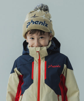【KIDS/JUNIOR】Cross Pattern Knit Cap / クロスパターンニットキャップ / phenix スキーウェア 26AW