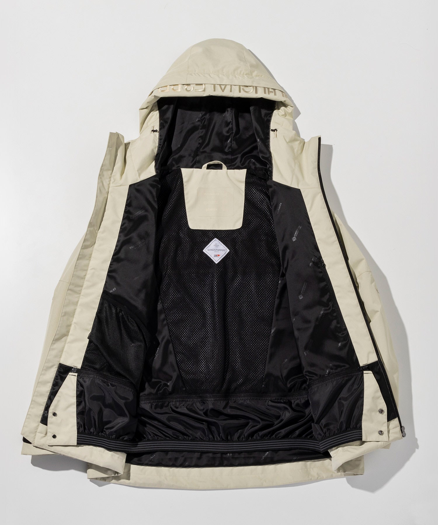 【MENS】GTX HOODED LAYER SNOW JACKET フーデッドレイヤースノージャケット / WINDSTOPPER(R) プロダクト by GORE-TEX LABS /ウィンドストッパー/ゴアテックス/1PIU1UGUALE3 RELAX × +phenix(ウノピゥウノウグァーレトレ リラックス)