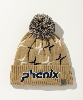 【KIDS/JUNIOR】Cross Pattern Knit Cap / クロスパターンニットキャップ / phenix スキーウェア 26AW