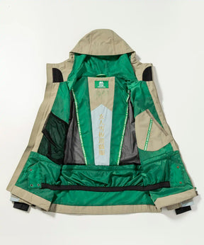 【MENS】フルジップジャケット INH FULL-ZIP JACKET / スノーボード・スキーウェア タウンウェア ベージュ