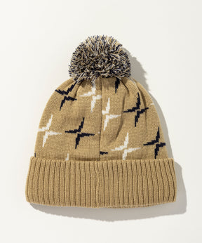 【KIDS/JUNIOR】Cross Pattern Knit Cap / クロスパターンニットキャップ / phenix スキーウェア 26AW