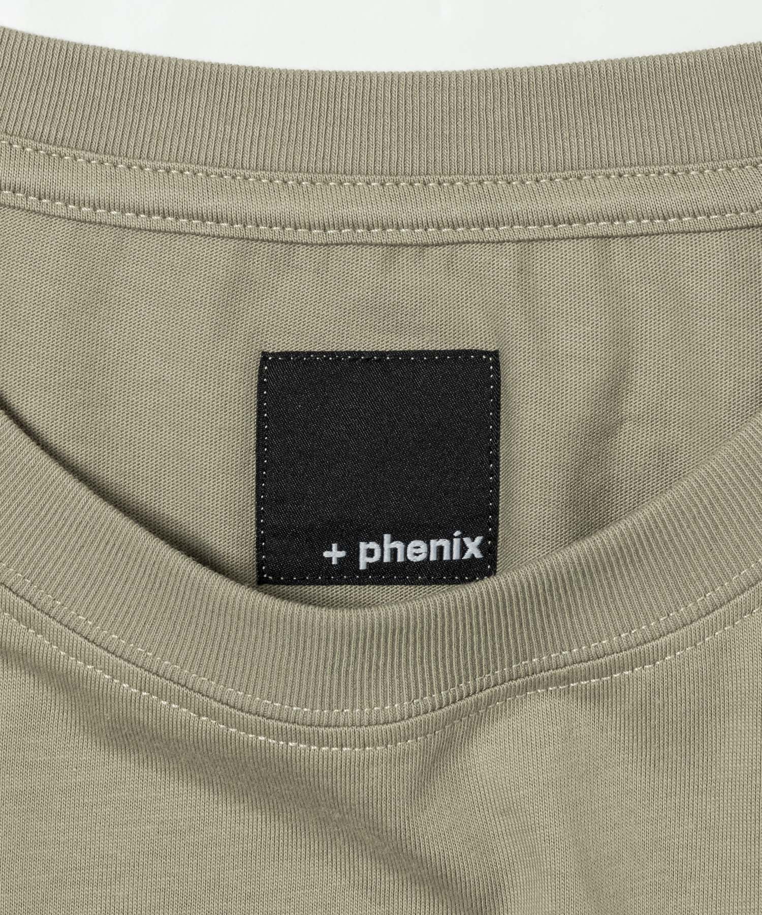 【予約商品】【MENS】T-SHIRTS コットンシャツ 綿100% メンズTシャツ シンプルデザイン ベーシック +phenix(プラスフェニックス) 2024年2月下旬お届け