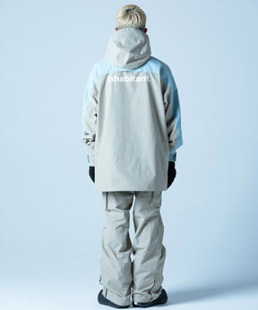 【MENS】フルジップジャケット INH FULL-ZIP JACKET / スノーボード・スキーウェア タウンウェア ベージュ