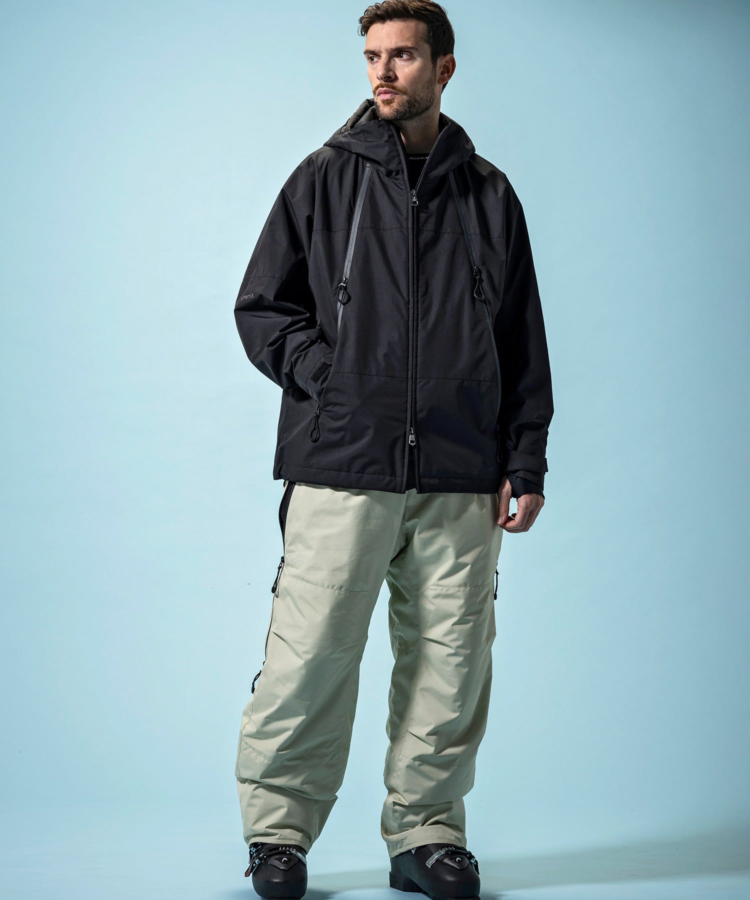 【MENS】GTX SNOW PANTS スノーパンツ / WINDSTOPPER(R) プロダクト by GORE-TEX LABS /ウィンドストッパー/ゴアテックス/1PIU1UGUALE3 RELAX × +phenix(ウノピゥウノウグァーレトレ リラックス)