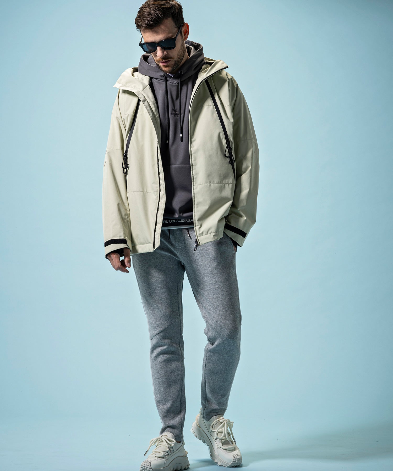 【MENS】GTX HOODED LAYER SNOW JACKET フーデッドレイヤースノージャケット / WINDSTOPPER(R) プロダクト by GORE-TEX LABS /ウィンドストッパー/ゴアテックス/1PIU1UGUALE3 RELAX × +phenix(ウノピゥウノウグァーレトレ リラックス)