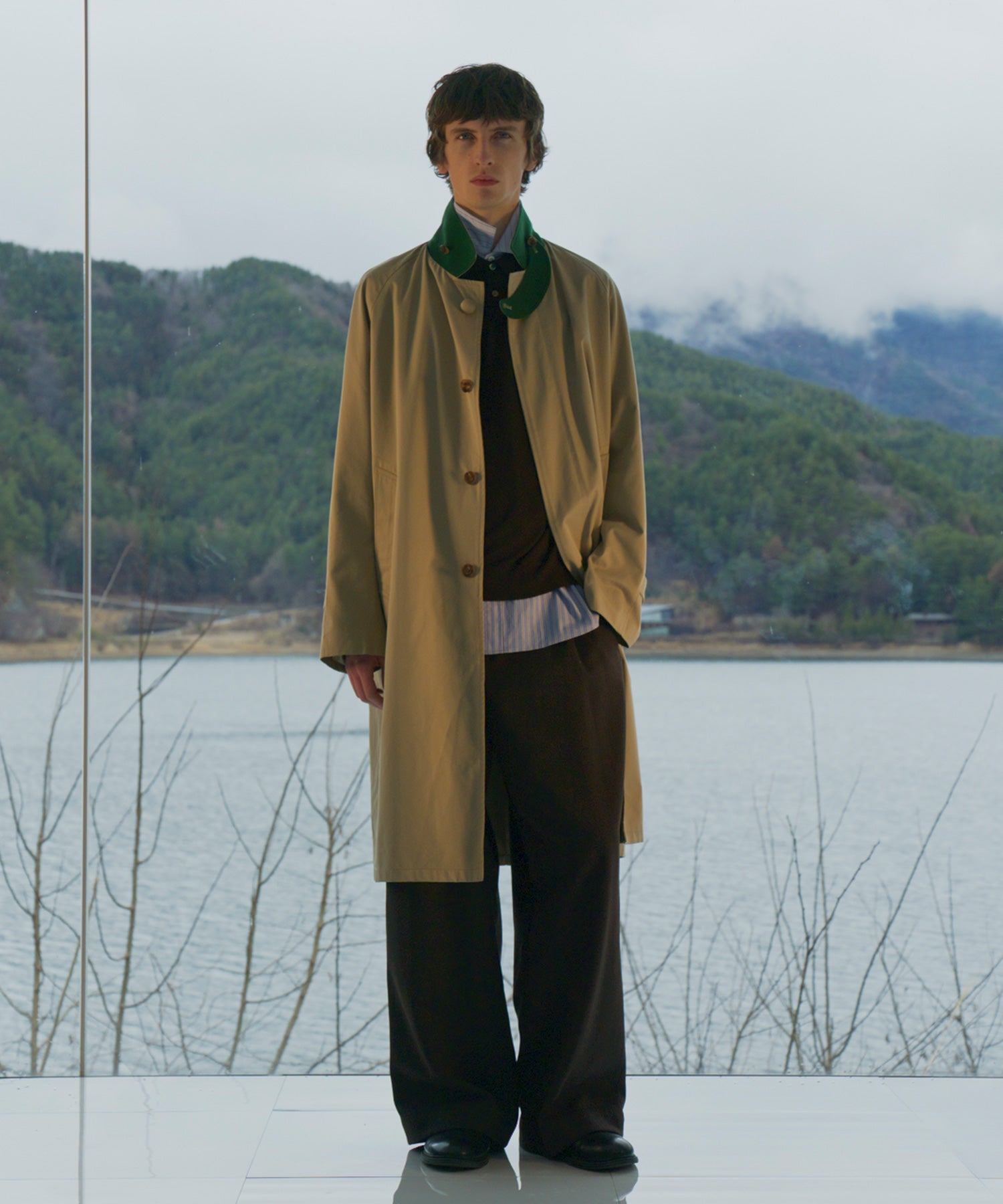 AERO STILL BAL COLLAR COAT