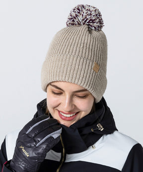 【WOMENS】 Mix Pompon Bright Watch Hat  ミックスポンポンブライトニットハット /phenixスキーウェア 25AW