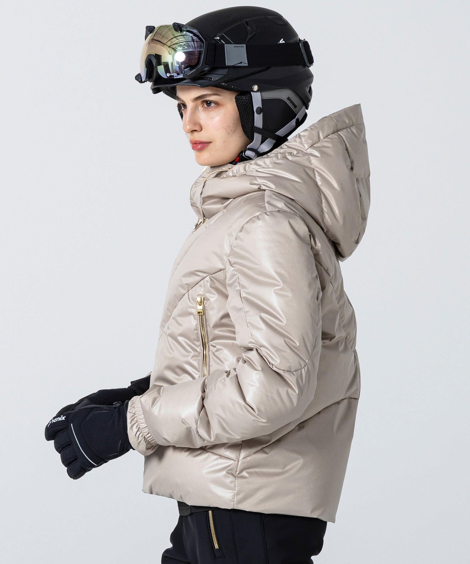 【WOMENS】Irregular Cutting Down Jacket イレギュラーカッティングダウンジャケット / GRACE /phenixスキーウェア 25AW