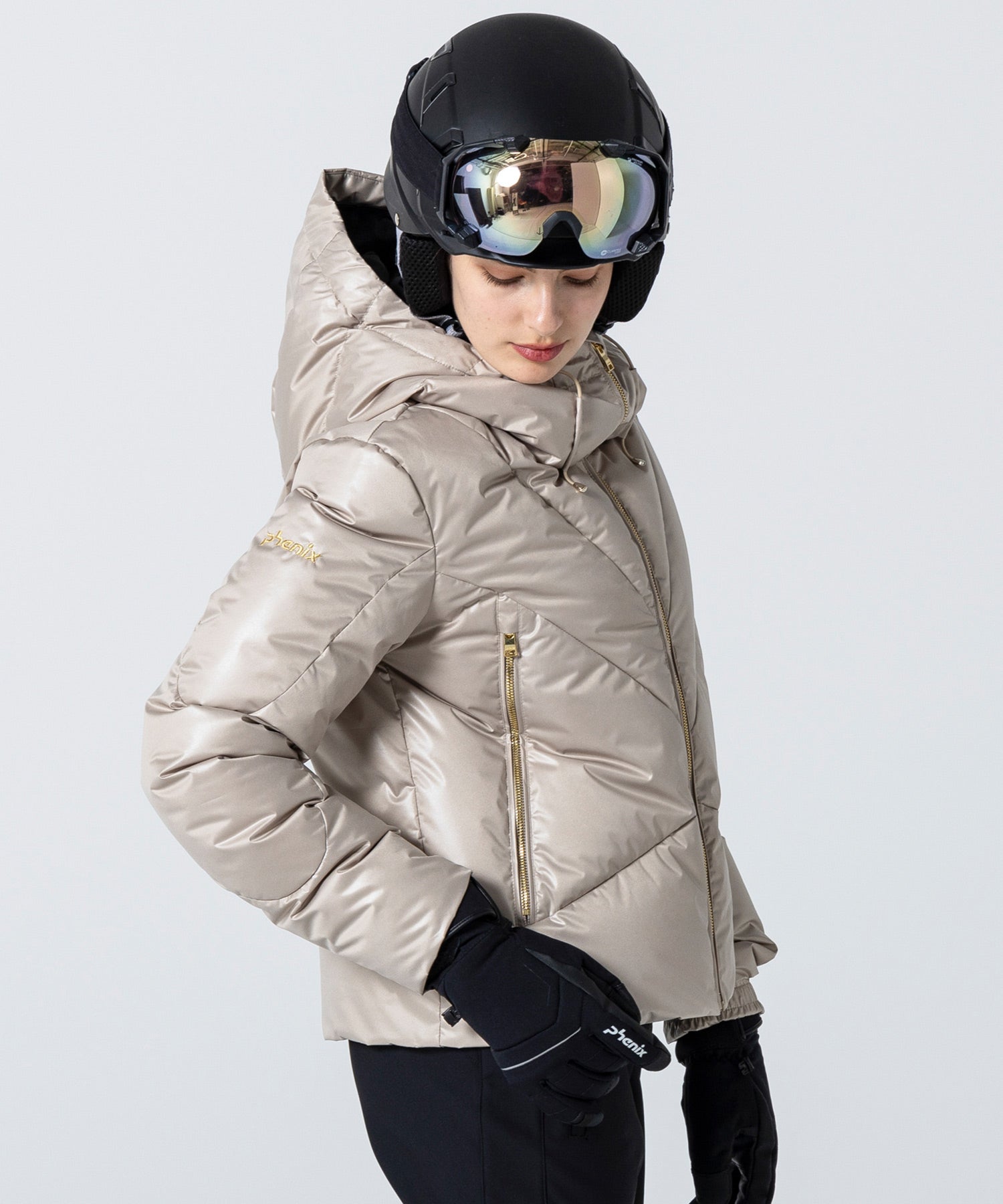 【WOMENS】Irregular Cutting Down Jacket イレギュラーカッティングダウンジャケット / GRACE /phenixスキーウェア 25AW