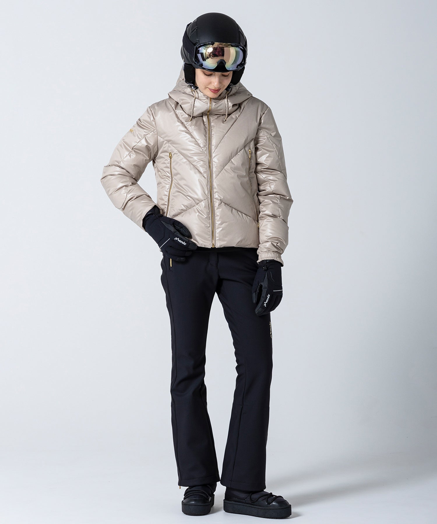 【WOMENS】Irregular Cutting Down Jacket イレギュラーカッティングダウンジャケット / GRACE /phenixスキーウェア 25AW