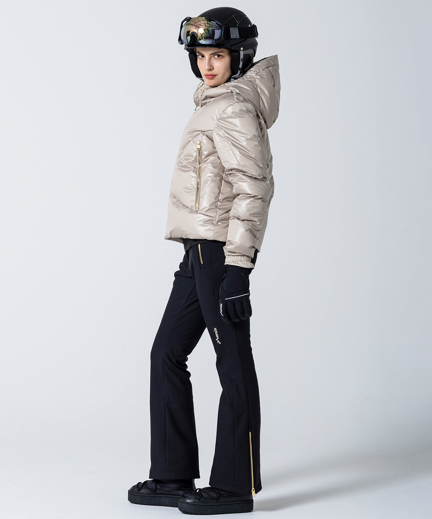 【WOMENS】Irregular Cutting Down Jacket イレギュラーカッティングダウンジャケット / GRACE /phenixスキーウェア 25AW