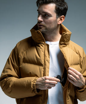 【10月中旬お届け予約商品】STAND COLLAR SHORT DOWN JACKET スタンドカラー ショートダウンジャケット / WINDSTOPPER PRODUCTS BY GORE-TEX LABS