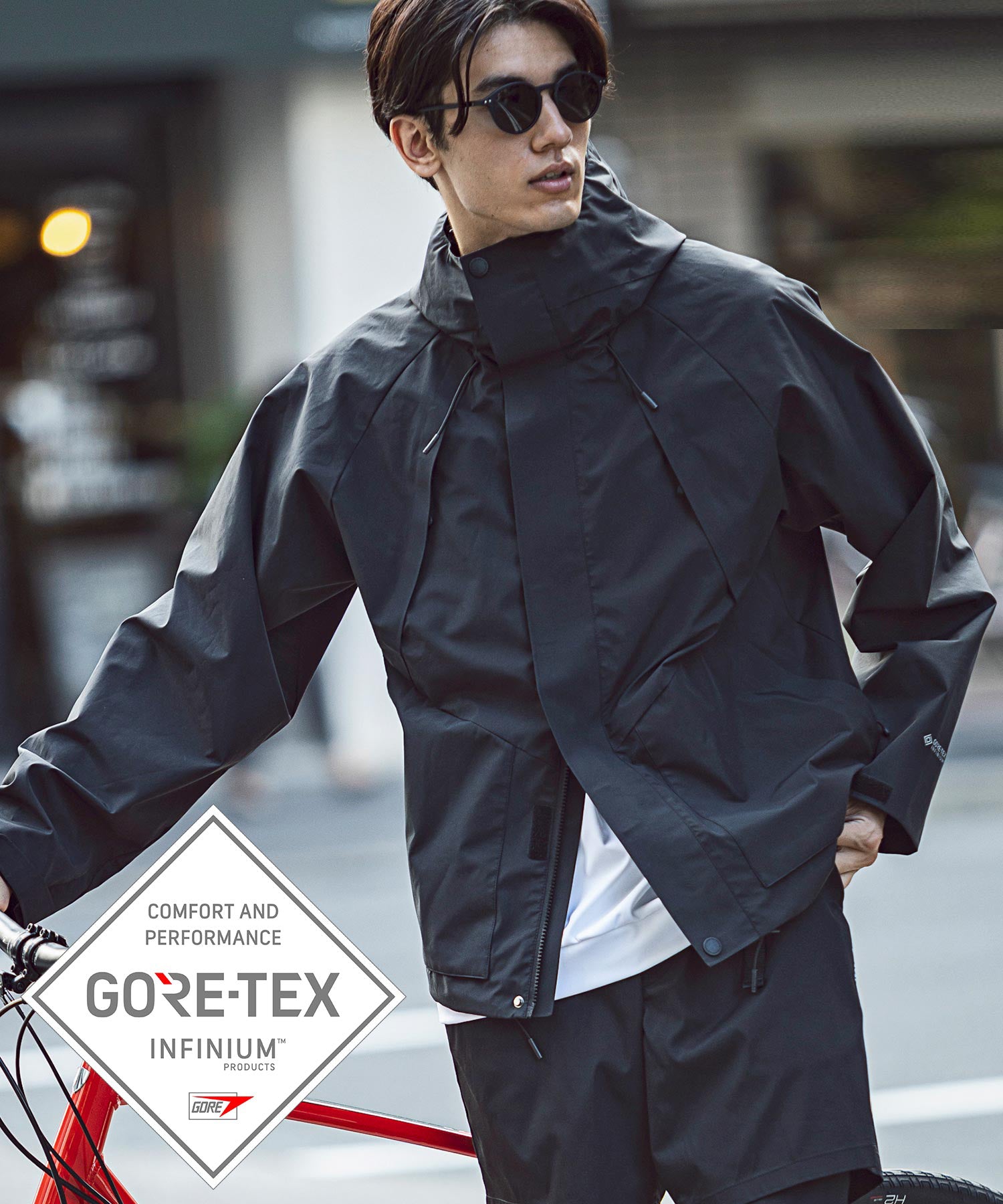 【MENS】ゴアテックスアウター GORE-TEX INFINIUM mountain parka WINDSTOPPER(R) プロダクト by GORE TEX LABS ゴアテックスウェア テックウェア アーバンアウトドア 高機能ウェア +phenix(プラスフェニックス)