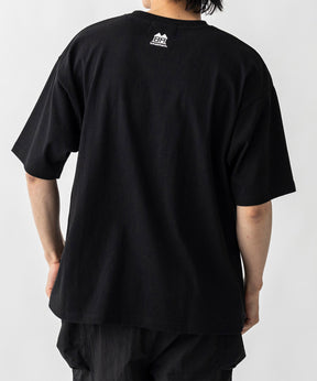 【MENS】ビッグシルエット ワンポイント刺繍 ポケット 半袖Tシャツ /inhabitant(インハビタント)