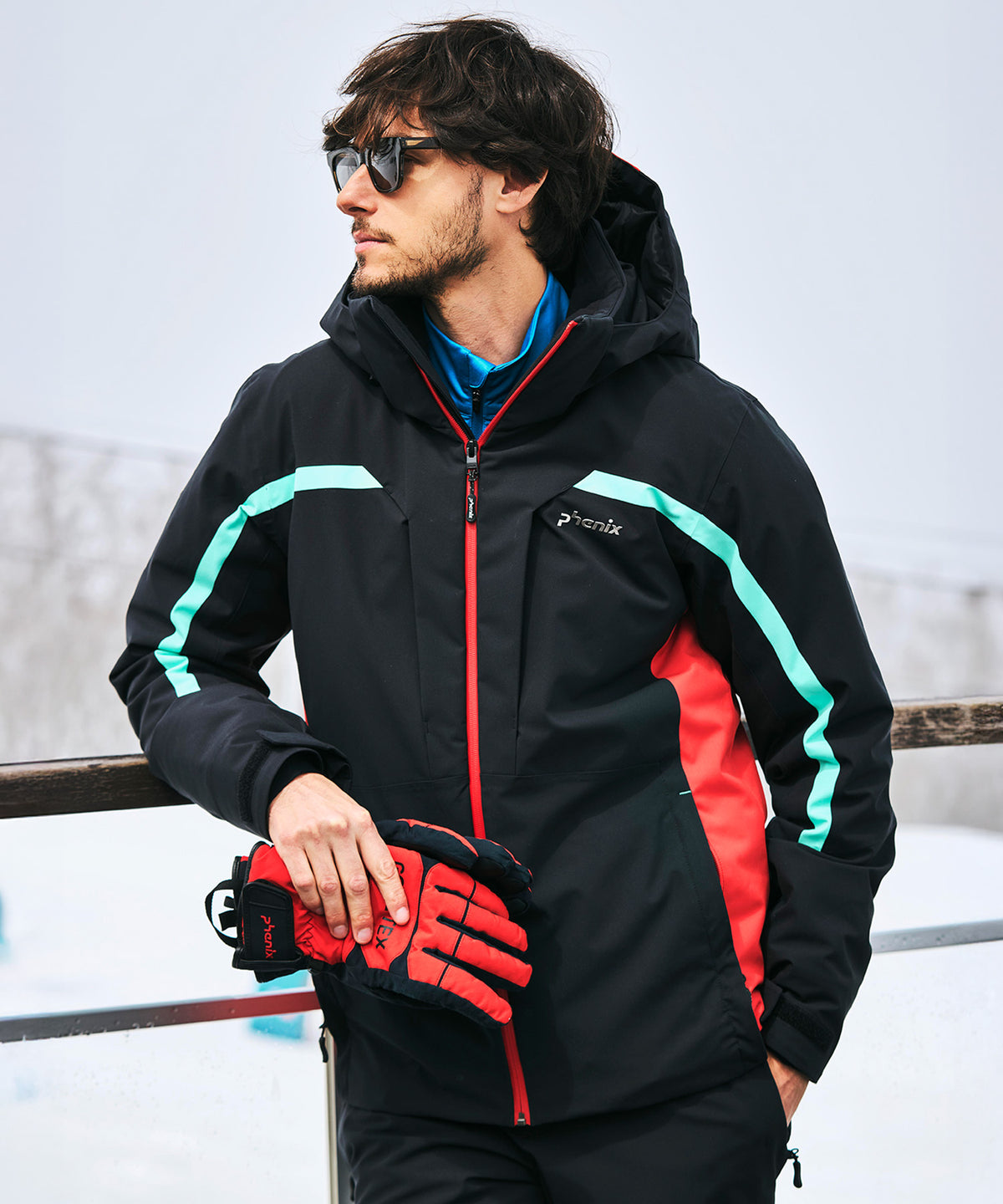 【MENS】Accent Lined Jacket アクセントラインジャケット / ADVANCE-ACTIVE /phenixスキーウェア 25AW
