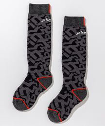 【KIDS/JUNIOR】Tonal Monogram Logo Ski Socks  トーナルモノグラムロゴスキーソックス /phenixスキーウェア 25AW