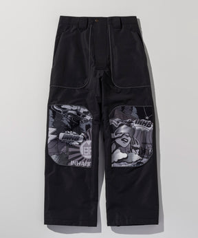 【11月中旬お届け予約商品】【MENS】PIPING LINE SNOW PANTS  パイピングラインスノーパンツ /inhabitant(インハビタント)