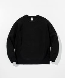 【MENS】HYBRID KNITTED LONG SLEEVE PULL OVER  ハイブリッドニット ロングスリーブプルオーバー / +phenix(プラスフェニックス)