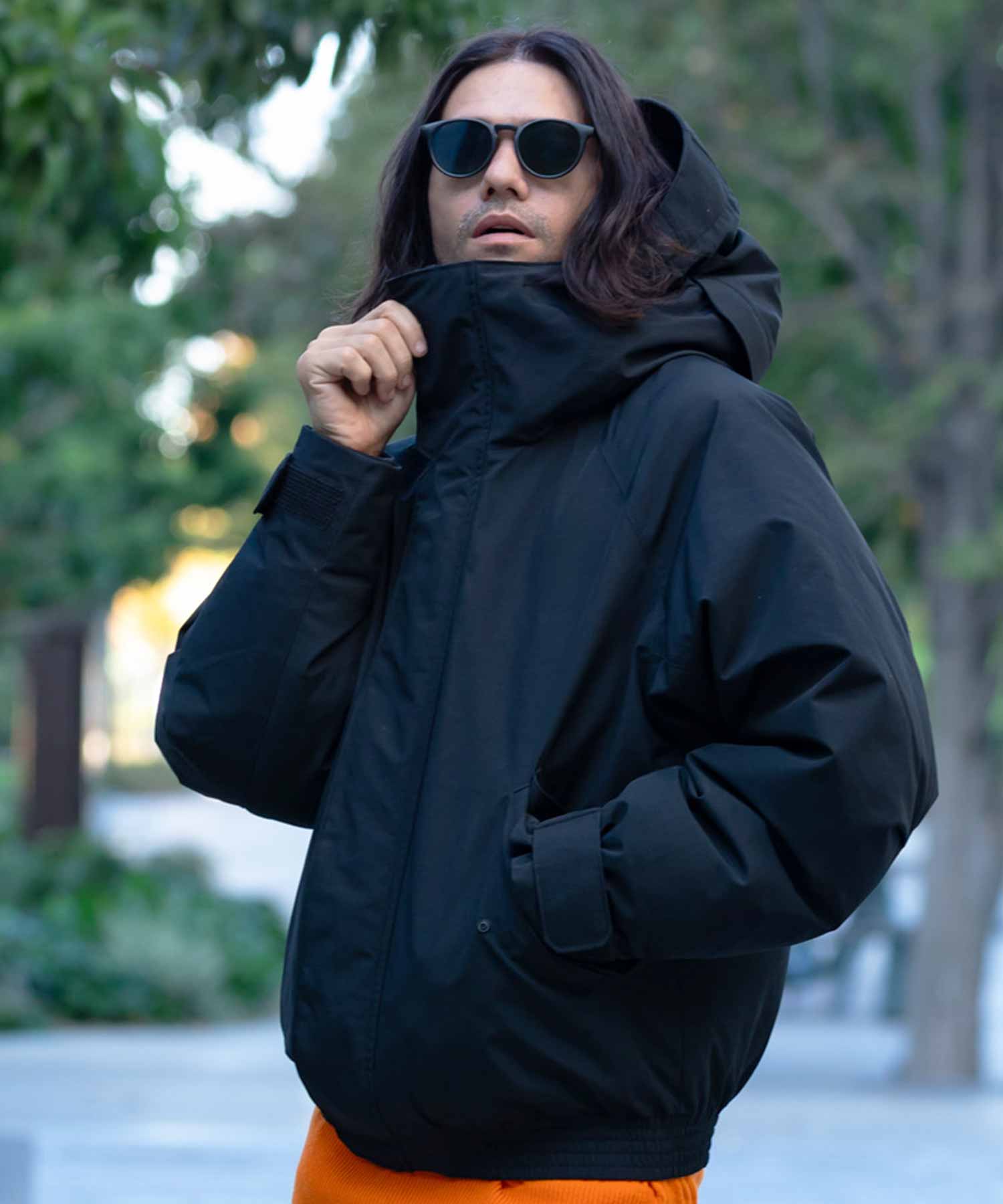 【MENS】ゴアテックスダウンジャケット GORE DOWN BOMBER JACKET / WINDSTOPPER(R) プロダクト by GORE  TEX LABS ゴアテックスウェア テックウェア アーバンアウトドア 高機能ウェア +phenix(プラスフェニックス)