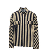 SHIRTS, TYPE P-001 / STRIPED TECH LOOSE SHIRT JACKET　-　1月中旬お届け