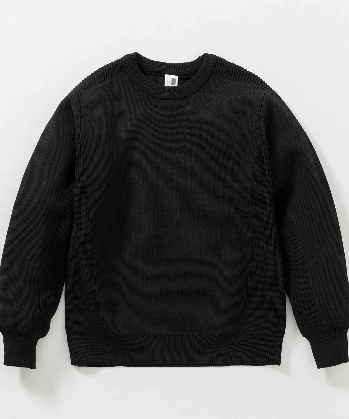 【MENS】HYBRID KNITTED LONG SLEEVE PULL OVER ハイブリッド ニット ロングスリーブ プルオーバー  +phenix(プラスフェニックス)　