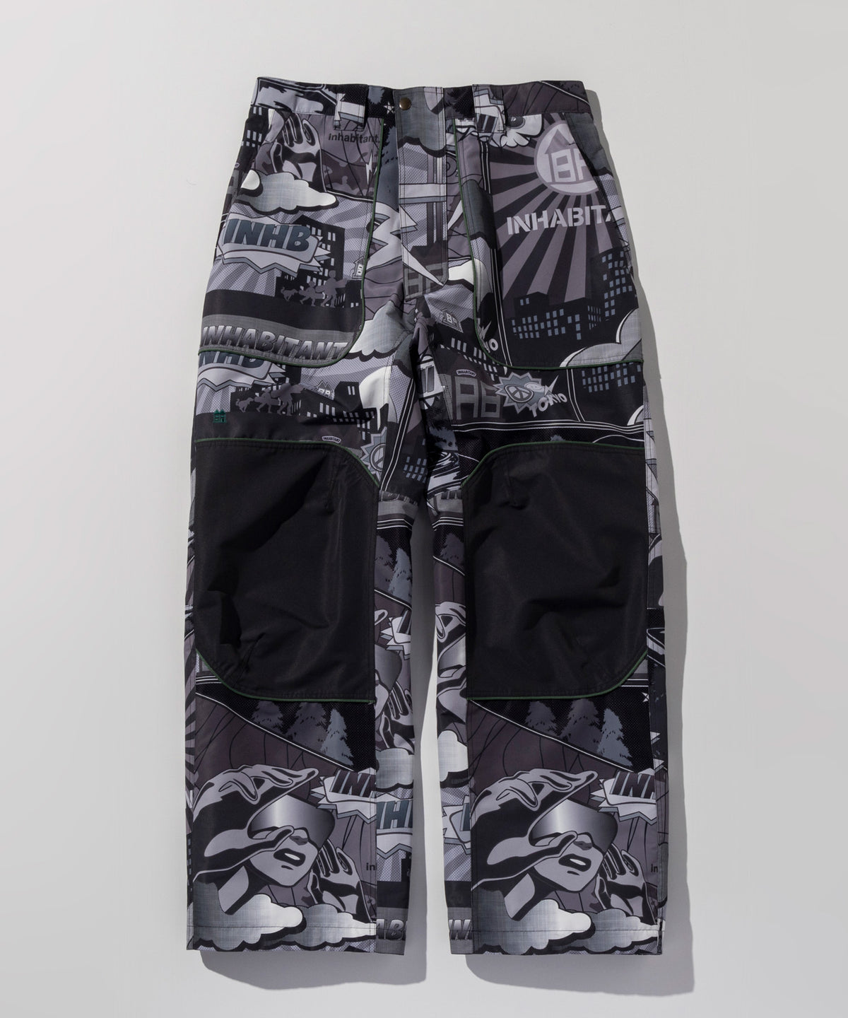 【11月中旬お届け予約商品】【MENS】PIPING LINE SNOW PANTS  パイピングラインスノーパンツ /inhabitant(インハビタント)