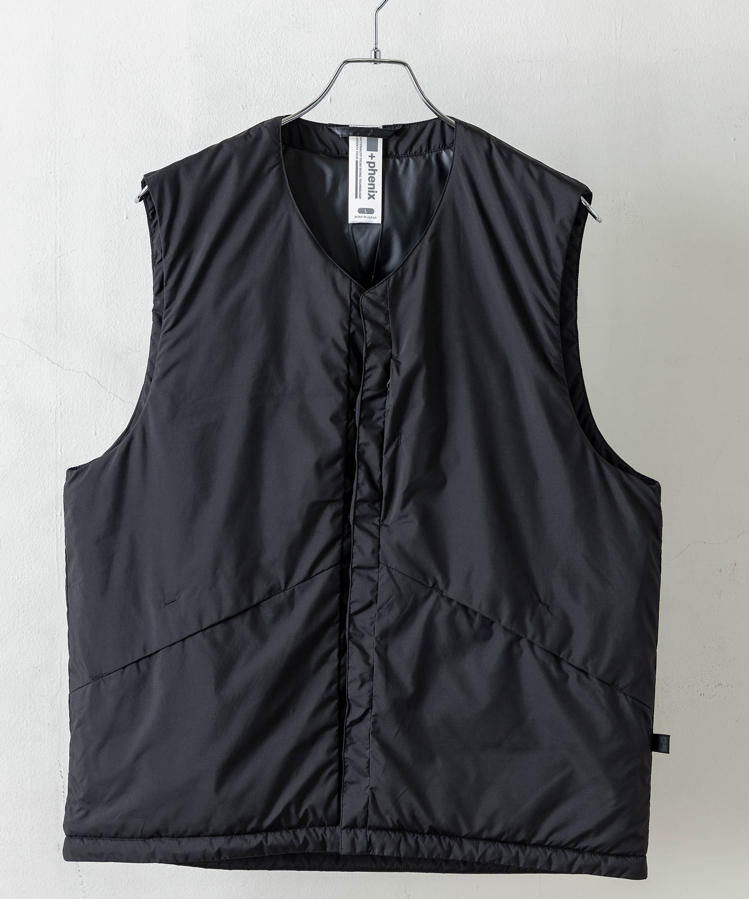 【MENS】INNER DOWN VEST インナー ダウン ベスト 炭素素材グラフェン +phenix(プラスフェニックス)