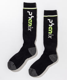 【WOMENS】Color Block Logo Ski Socks  カラーブロックロゴスキーソックス /phenixスキーウェア 25AW