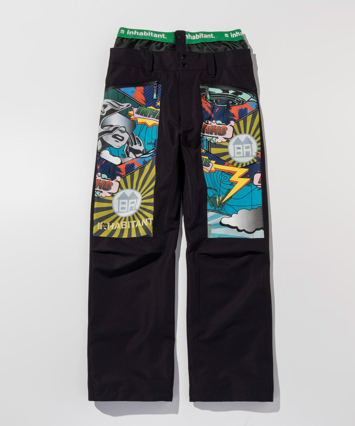 【11月中旬お届け予約商品】【MENS】KNEE PATCH SNOW PANTS  ニーパッチスノーパンツ /inhabitant(インハビタント)