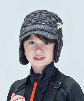 【KIDS/JUNIOR】子供用スキーウェア イヤーフラップニットハット 耳当て付き帽子 Maskman Earflap Knit Hat / Jr ACC /phenixスキーウェア23AW新作