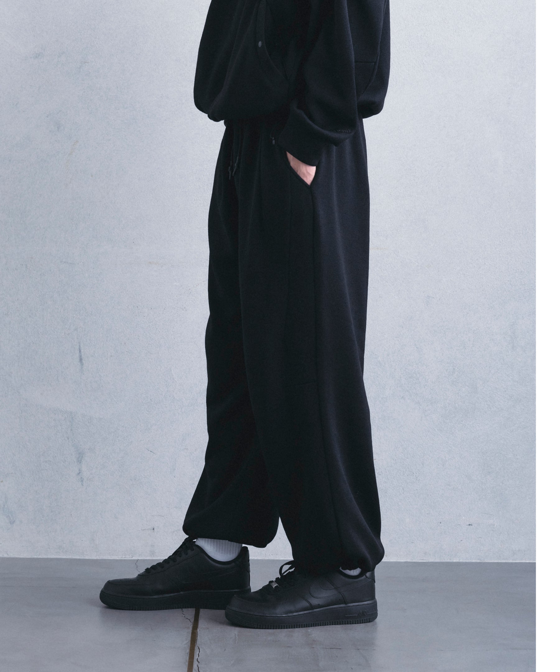 【1月中旬お届け予約商品】FLEECE WIDE PANTS フリースワイドパンツ
