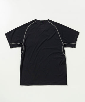 【MENS】クルーネック半袖Tシャツ メンズTシャツ 速乾 ストレッチ 快適 抗菌 防臭 ティーシャツ インナー / phenix outdoor(フェニックスアウトドア)