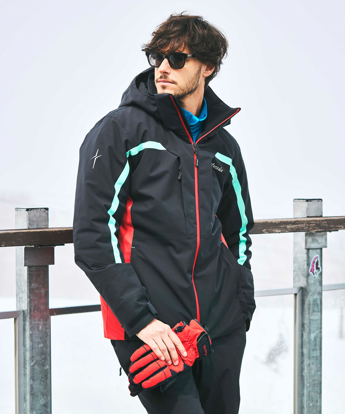 【MENS】Accent Lined Jacket アクセントラインジャケット / ADVANCE-ACTIVE /phenixスキーウェア 25AW