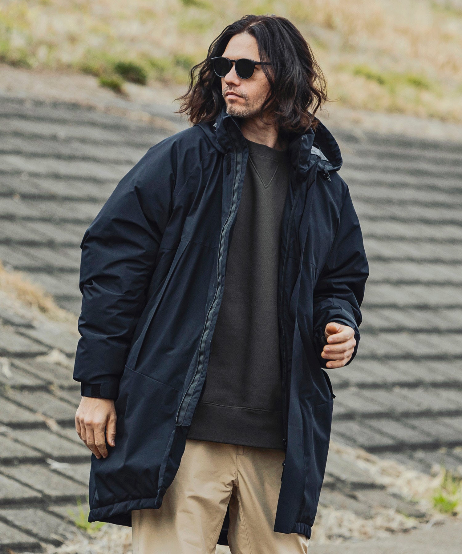 【MENS】L-7 DOWN COAT ダウンコート ウィンドストッパー / WINDSTOPPER(R) プロダクト by GORE TEX LABS +phenix(プラスフェニックス)