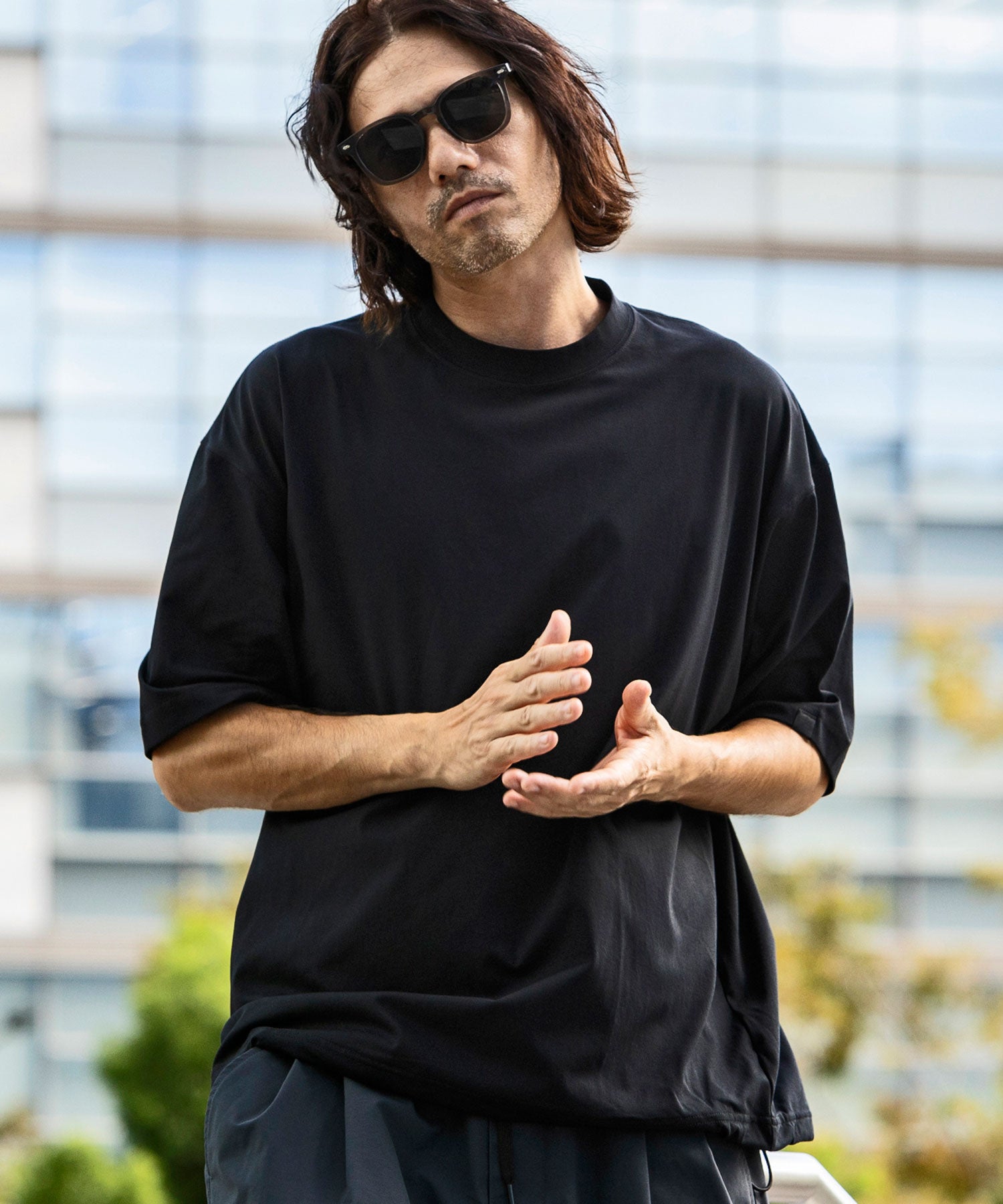 【MENS】DRY DRAW CORD SHORT SLEEVE T-SHIRTS ドライドローコードショートスリーブTシャツ / 吸水速乾 / UPF50＋/ +phenix(プラスフェニックス)