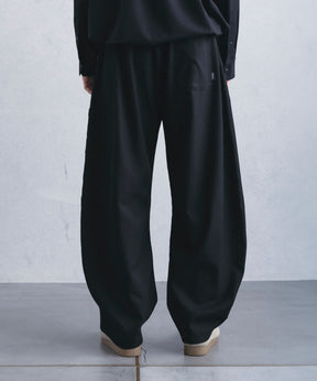 【1月中旬お届け予約商品】COCOON SILHOUETTE RELAXED PANTS コクーンシルエット リラックス パンツ