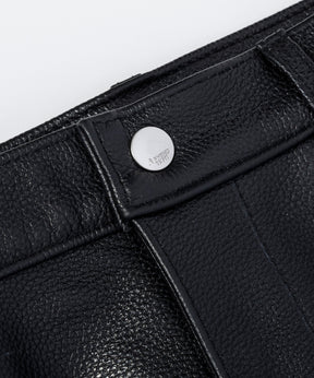 TKMT - TROUSERS, TYPE P-003 / WATERPROOF SLIM COW LEATHER PANTS　-　1月中旬お届け