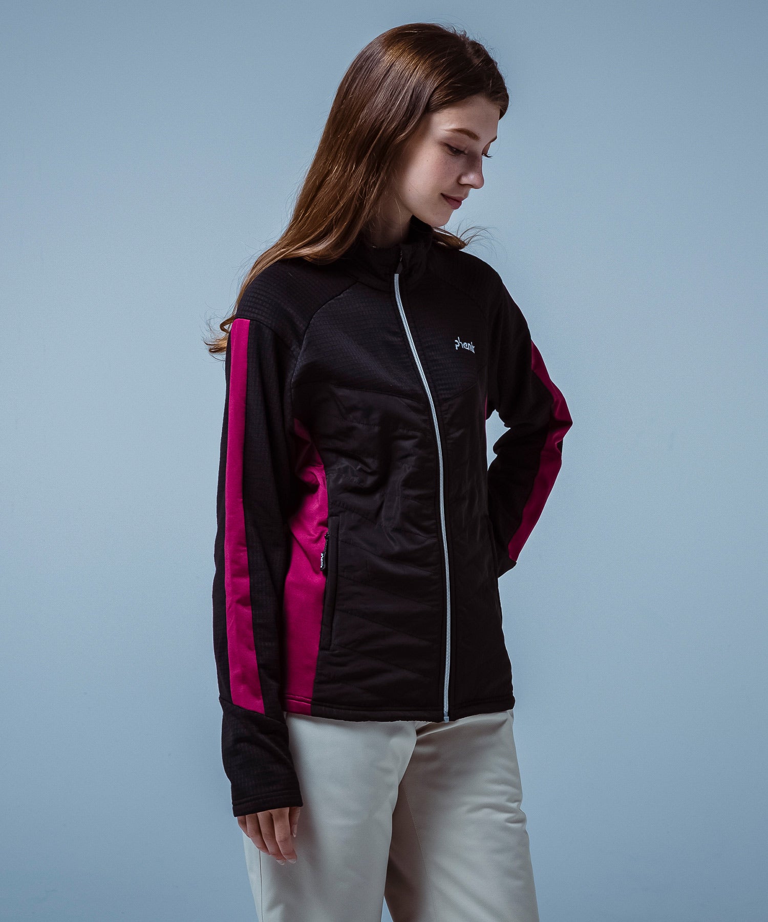 【WOMENS】Side Panel Full Zip Fleece サイドパネルジップフリース /phenixスキーウェア 25AW