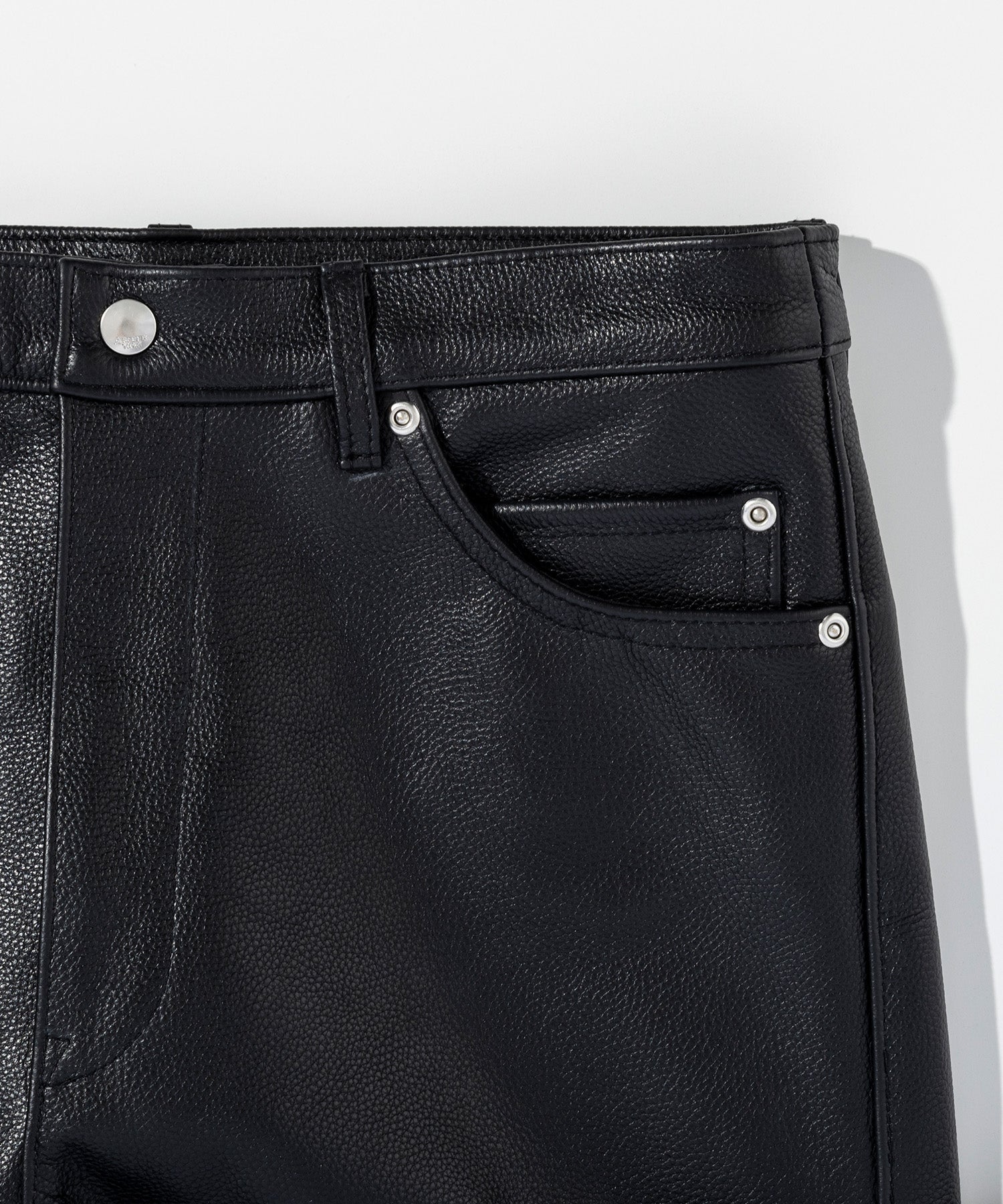 TKMT - TROUSERS, TYPE P-003 / WATERPROOF SLIM COW LEATHER PANTS　-　1月中旬お届け