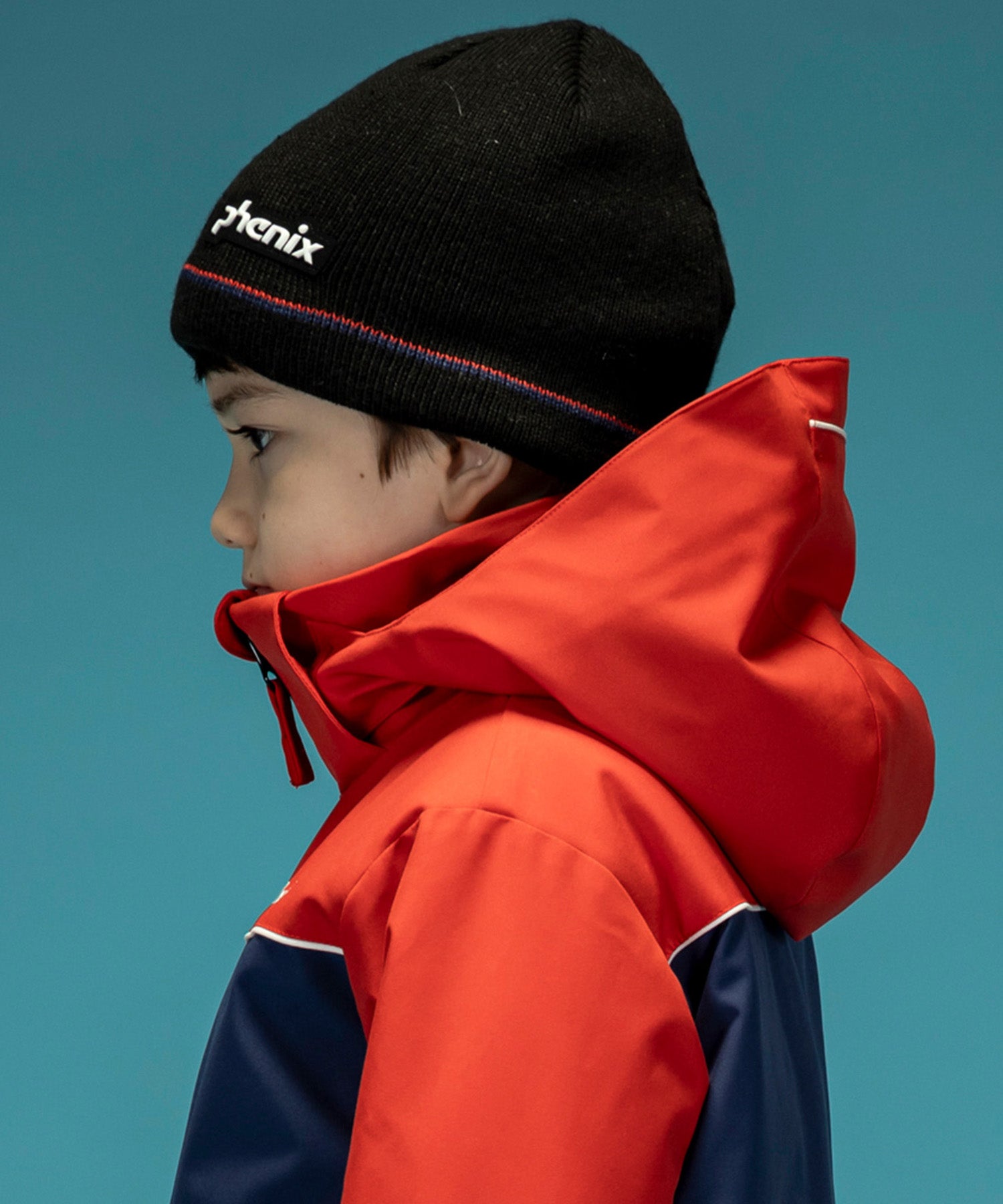 【KIDS/JUNIOR】Double Line Junior Beanie ダブルラインジュニアニットハット / JUNIOR ACC / 子供用 ニットキャップ / phenixスキーウェア 24AW