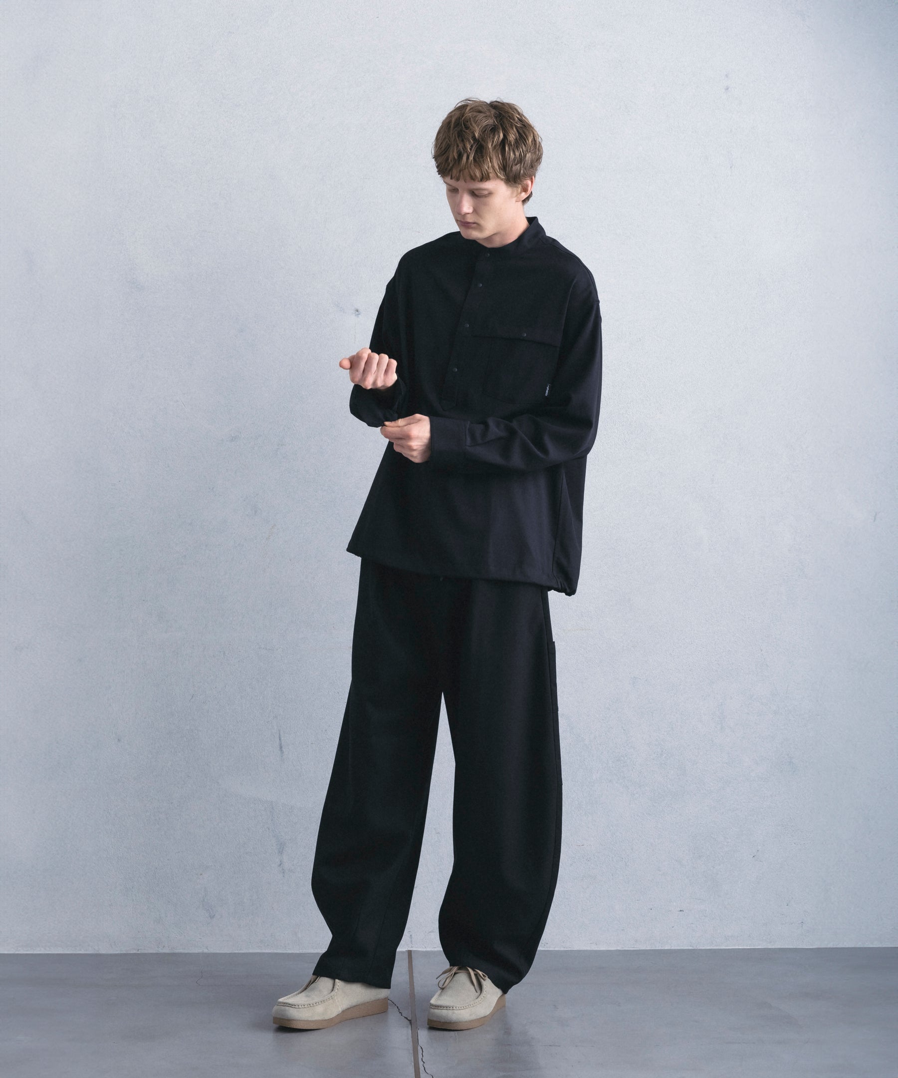 【1月中旬お届け予約商品】COCOON SILHOUETTE RELAXED PANTS コクーンシルエット リラックス パンツ