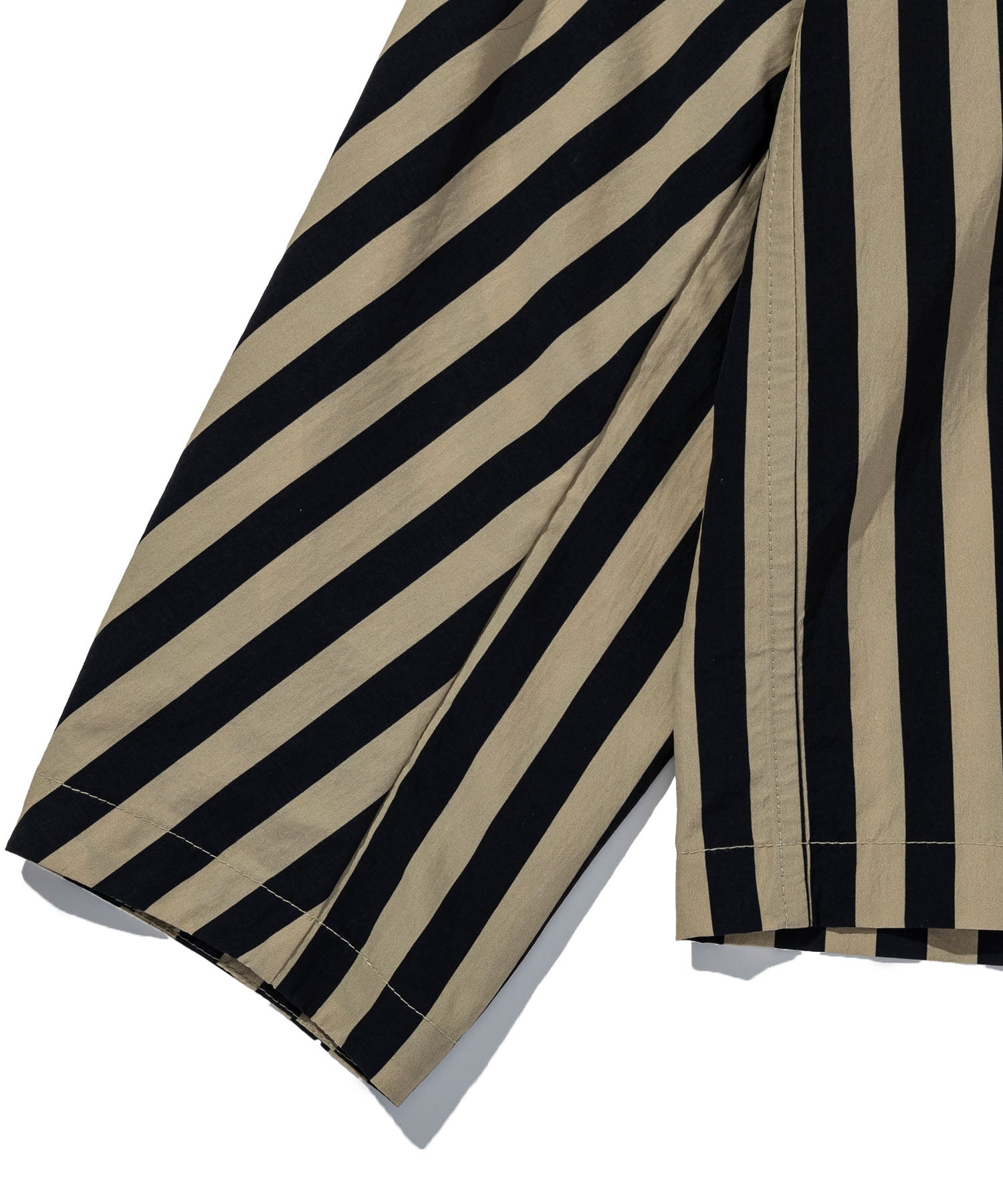 SHIRTS, TYPE P-001 / STRIPED TECH LOOSE SHIRT JACKET　-　1月中旬お届け