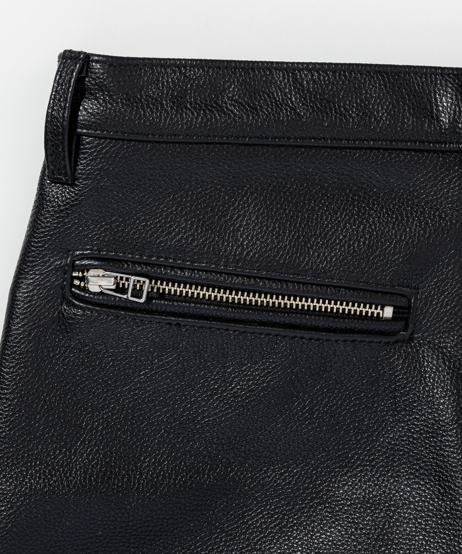 TKMT - TROUSERS, TYPE P-003 / WATERPROOF SLIM COW LEATHER PANTS　-　1月中旬お届け