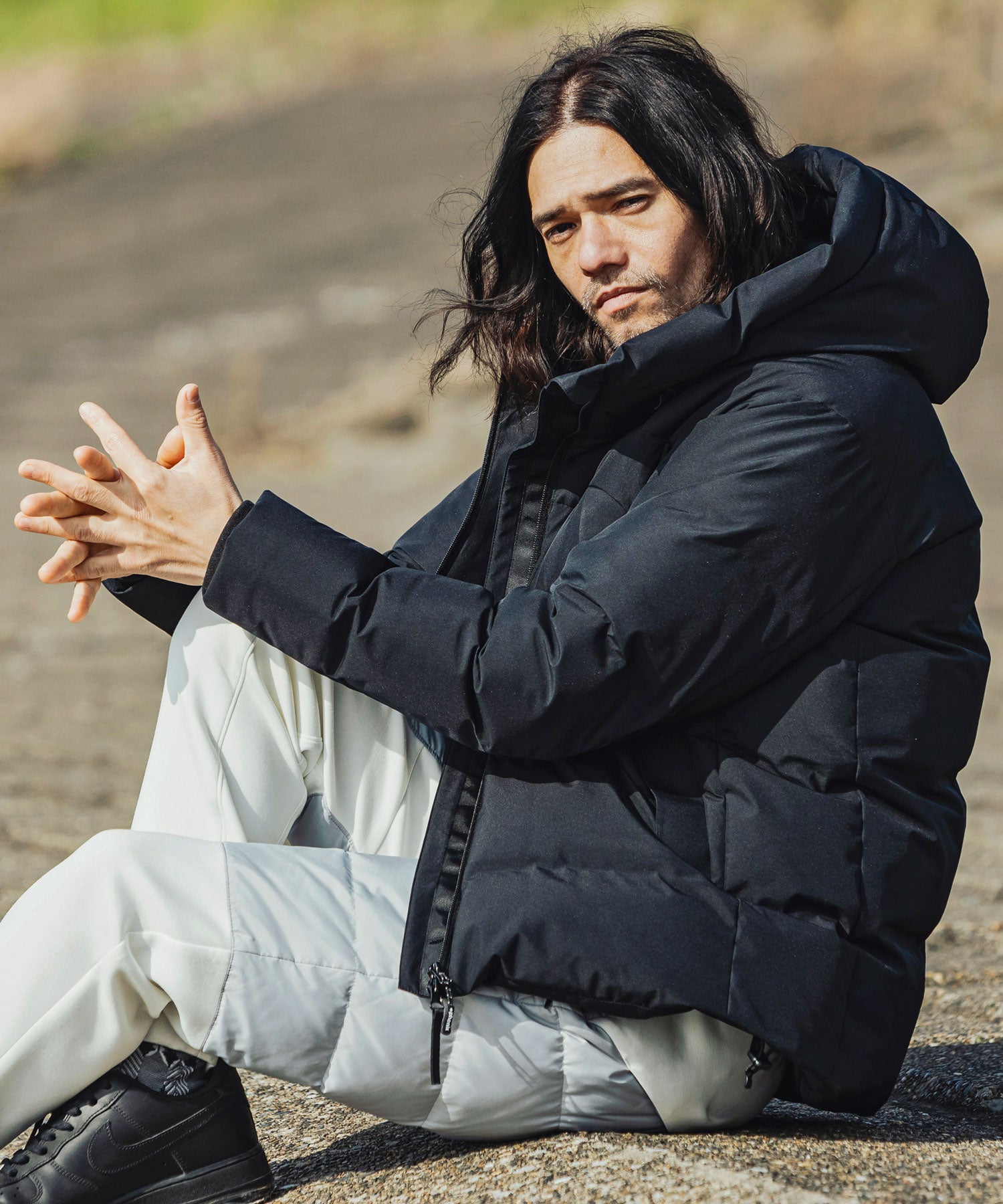 【MENS】FUSED QUILTING DOWN JACKET ヒューズド キルティング ダウンジャケット ウィンドストッパー / WINDSTOPPER(R) プロダクト by GORE TEX LABS +phenix(プラスフェニックス)