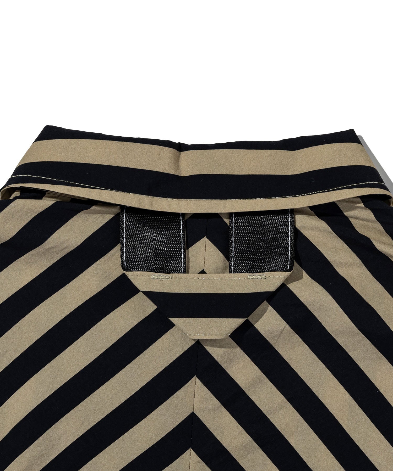 SHIRTS, TYPE P-001 / STRIPED TECH LOOSE SHIRT JACKET　-　1月中旬お届け