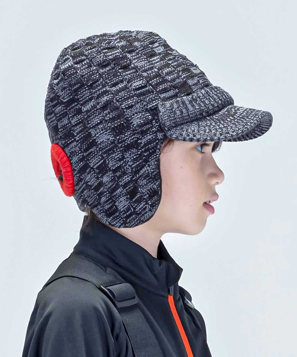 【KIDS/JUNIOR】子供用スキーウェア イヤーフラップニットハット 耳当て付き帽子 Maskman Earflap Knit Hat / Jr ACC /phenixスキーウェア23AW新作